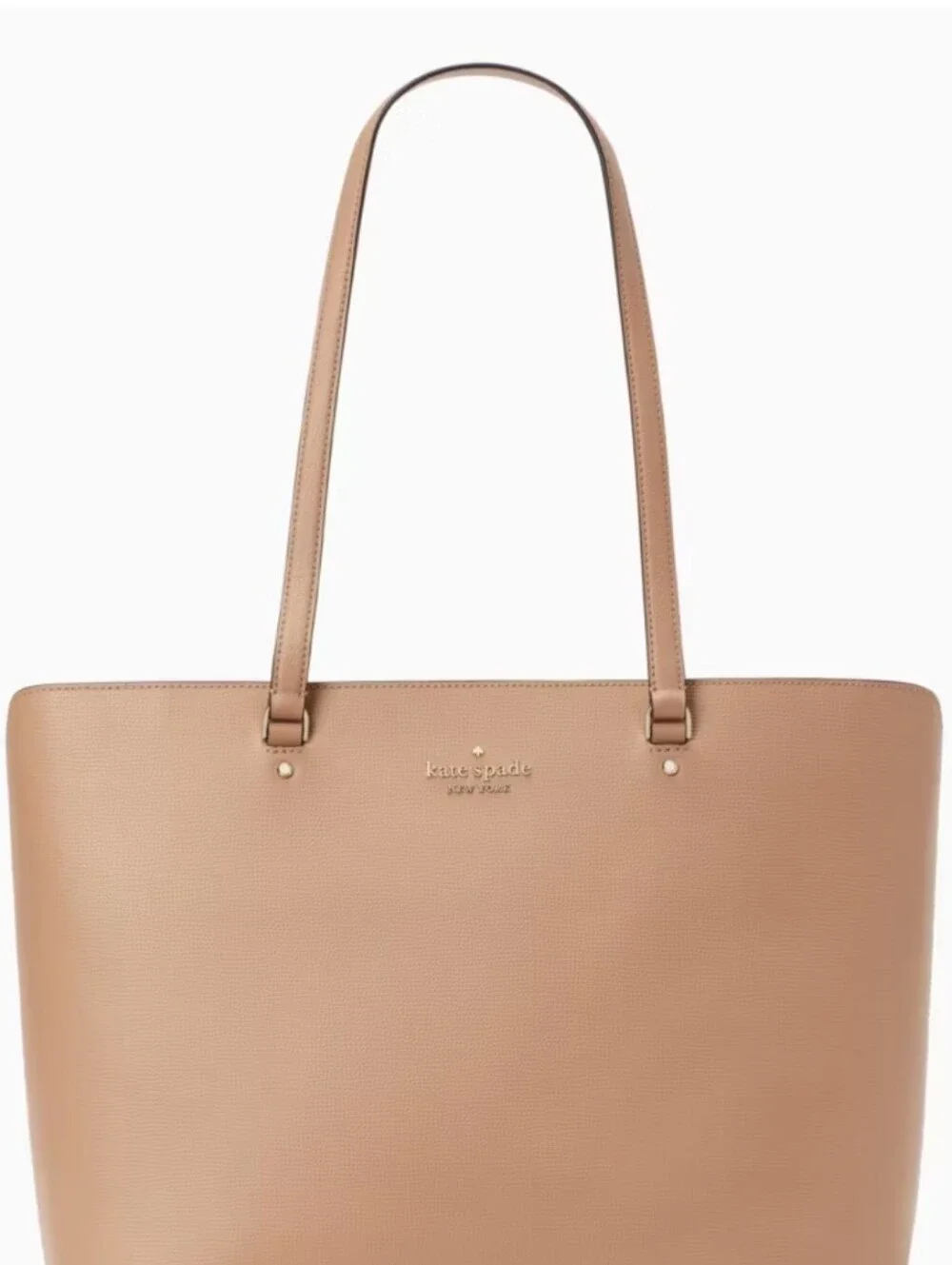 Kate Spade Tan Leather Large Tote EUC